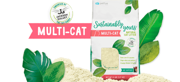 Sustainably Yours Multi-Cat Natural Litter (13 lb)