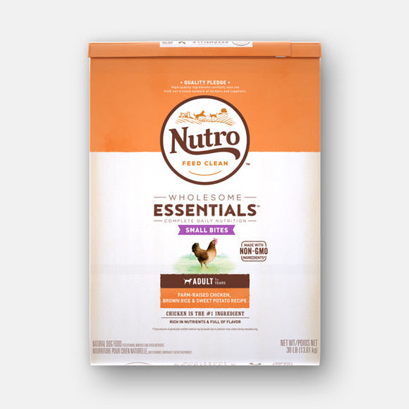 Nutro Adult Small Bites Farm-Raised Chicken, Brown Rice & Sweet Potato Recipe (15 lb)