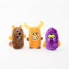 Zippy Paws Squeakie Buddies Beaver, Moose, Walrus