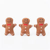 Zippy Paws Holiday Miniz Gingerbread Men 3pk