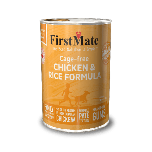 FirstMate Pet Foods Cage-free Chicken & Rice Formula for Dogs Canned Dog Food (12.2 oz)