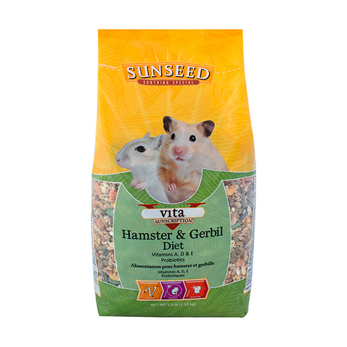 SUN SEED VITA PRIMA HAMSTER & GERBIL DIET (2.5 lbs)