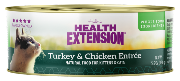 Health Extension Chicken and Turkey Entree Canned Cat Food