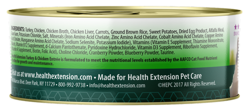 Health Extension Chicken and Turkey Entree Canned Cat Food