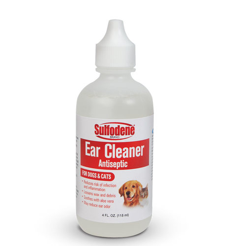 Farnam Ear Cleaner for Dogs & Cat Relieves Scratching (4.0-oz)