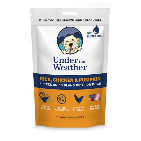 Under the Weather Chicken, Rice, & Pumpkin Bland Diet For Dogs (6 oz)
