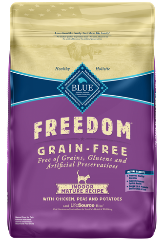 Blue Buffalo Freedom Grain Free Mature Indoor Dry Cat Food