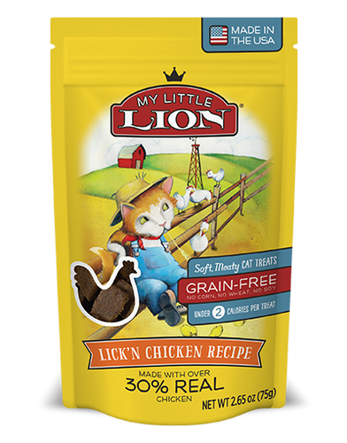 My Little Lion Grain Free Lick'n Chicken Recipe Cat Treats