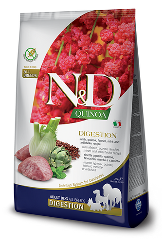Farmina N&D Quinoa Digestion Lamb Adult Dog Food (5.5 Lb.)
