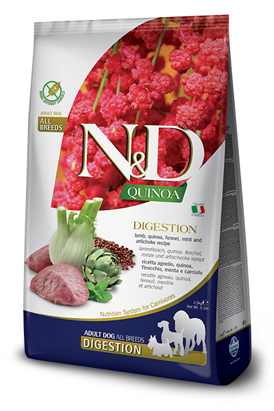 Farmina N&D Quinoa Digestion Lamb Adult Dog Food (5.5 Lb.)