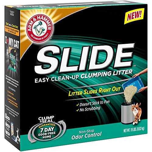 Arm Hammer Slide Odor Control Easy Clean-Up Clumping Cat Litter