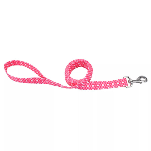 Coastal Pet Products Styles Dog Leash Pink Dot 5/8 in. x 6 ft. (5/8 x 6', Pink Dot)