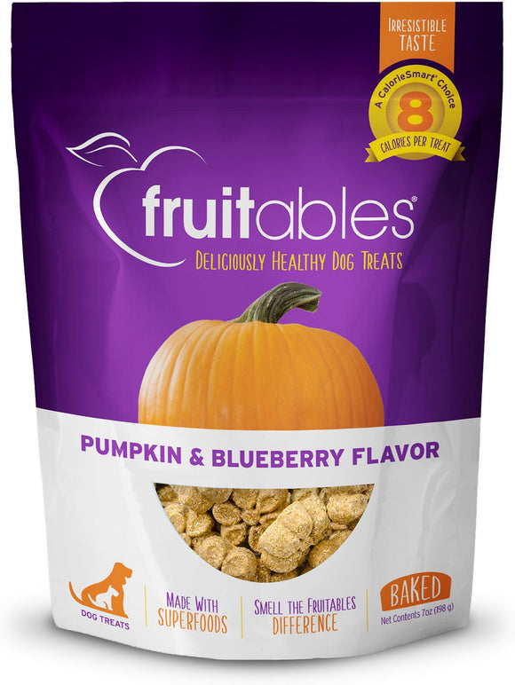 Fruitables Healthy Dog Treats: Pumpkin & Blueberry (7 Oz.)