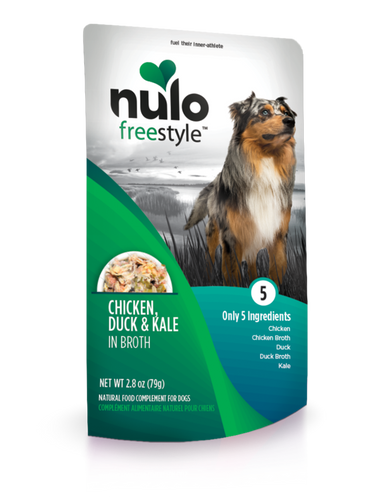 Nulo FreeStyle Chicken, Duck & Kale in Broth Recipe for Dogs (2.8-oz)