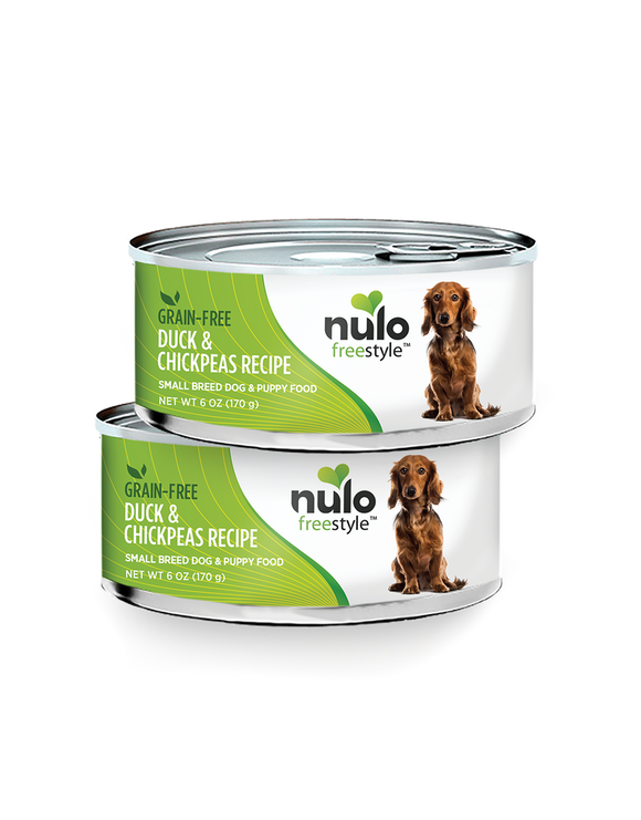 Nulo FreeStyle Small Breed Duck & Chickpeas Recipe Dog Food (6-oz, single can)