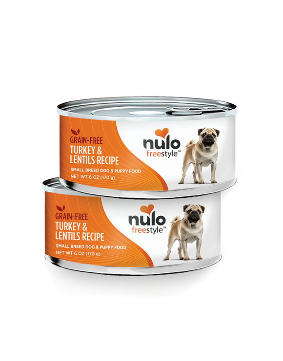 Nulo FreeStyle Small Breed Turkey & Lentils Recipe Dog Food (6-oz, single can)