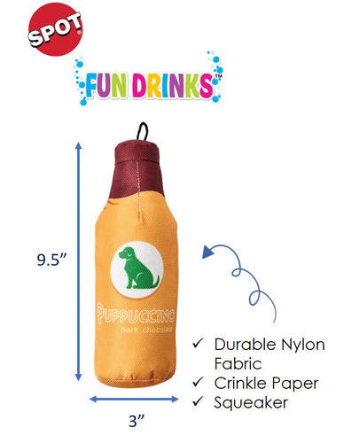 Ethical Pet Fun Drink Puppucino Dog Toy (9.5