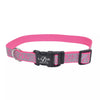Coastal Pet Products Lazer Brite Reflective Open-Design Adjustable Collar  Pink Zebra 1 x 18-26 (1 x 18-26, Pink Zebra)
