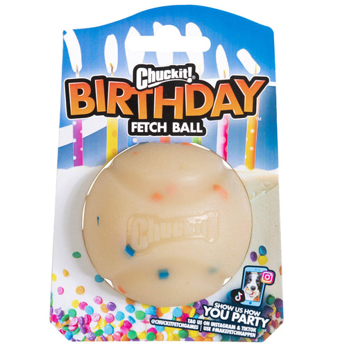 Chuckit! Birthday Fetch Ball Dog Toy