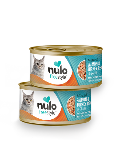 Nulo FreeStyle Minced Salmon & Turkey Recipe in Gravy Cat & Kitten Food (3-oz, single)