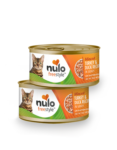 Nulo FreeStyle Minced Turkey & Duck Recipe in Gravy Cat & Kitten Food (3-oz, single)