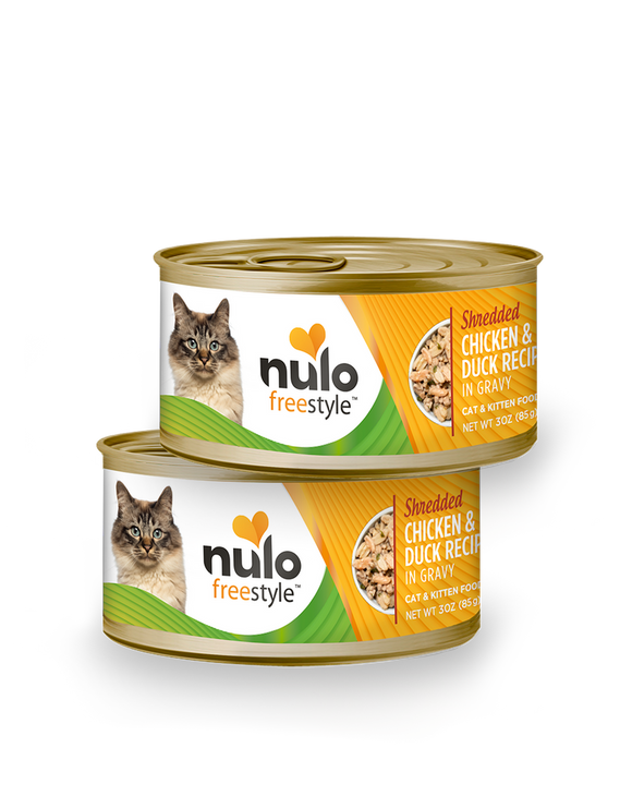 Nulo FreeStyle Shredded Chicken & Duck Recipe in Gravy Cat & Kitten Food (3-oz, single)