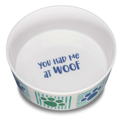 Loving Pets Dolce Moderno Bowl You Had Me at Woof (Small)