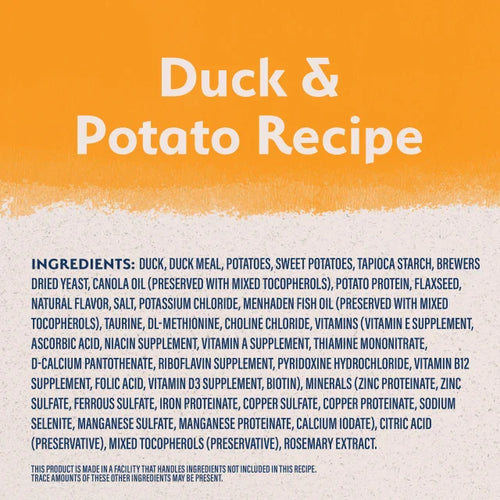 Natural Balance Limited Ingredient Reserve Grain Free Duck & Potato Recipe Dry Dog Formula