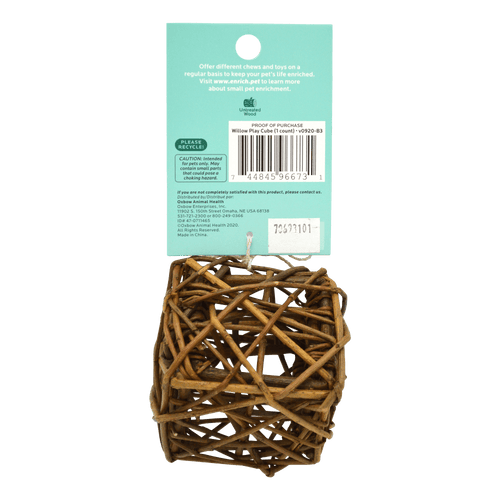 Oxbow Animal Health Enriched Life - Willow Play Cube (1 Count)