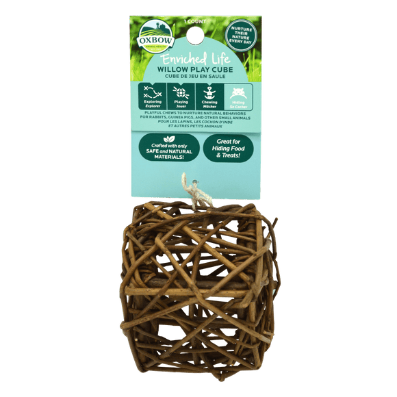 Oxbow Animal Health Enriched Life - Willow Play Cube (1 Count)