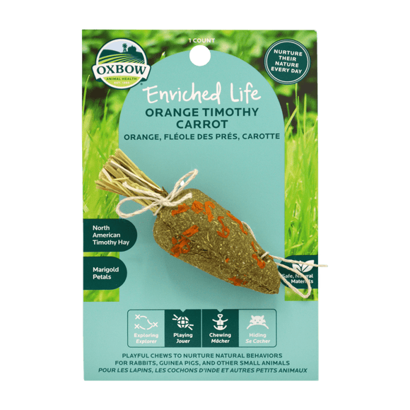 Oxbow Animal Health Enriched Life – Orange Timothy Carrot