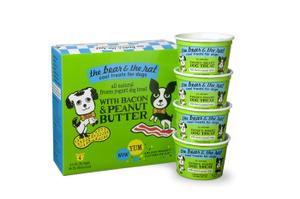 The Bear & The Rat Cool Treats For Dogs Bacon & Peanut Butter (3.5 oz/ 4 Pack)