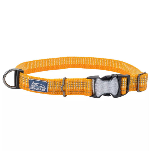 Coastal Pet Products K9 Explorer Brights Reflective Adjustable Dog Collar Desert 1 x 12”-18” (1 x 12”-18”, Desert)