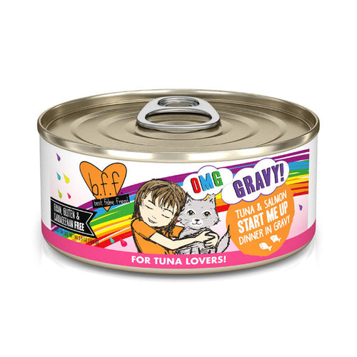 Weruva B.F.F. OMG Start Me Up Tuna & Salmon Dinner in Gravy Wet Cat Food