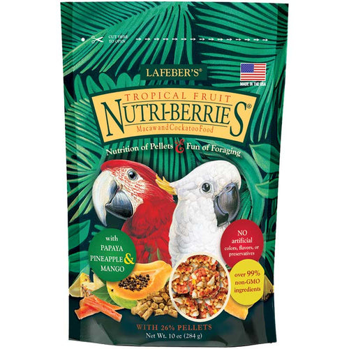 Lafeber Tropical Fruit Nutri-Berries for Macaws & Cockatoos