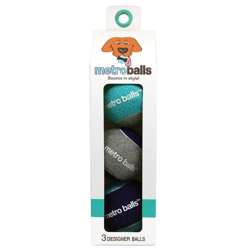 Metro Paws Tennis Balls® (3 Packs Seafoam)