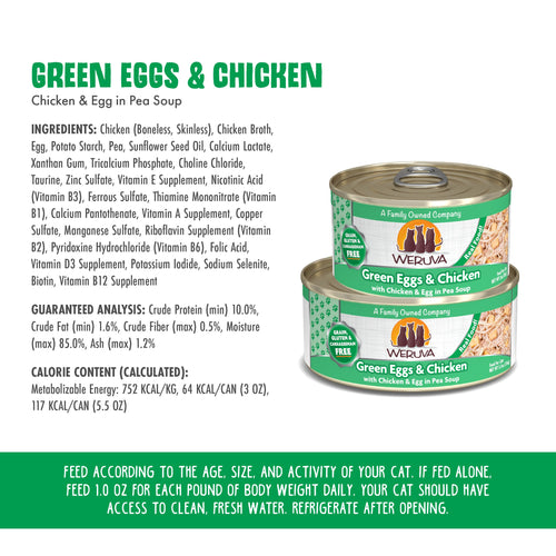 Weruva Green Eggs And Chicken Formula Canned Cat Food