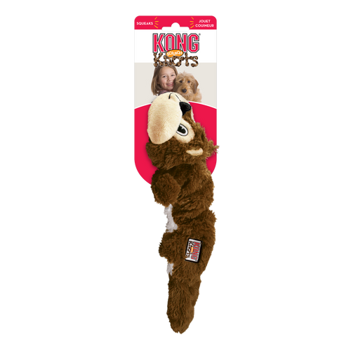 Kong Scrunch Knots Squirrel  Dog Toy (Small/Medium)