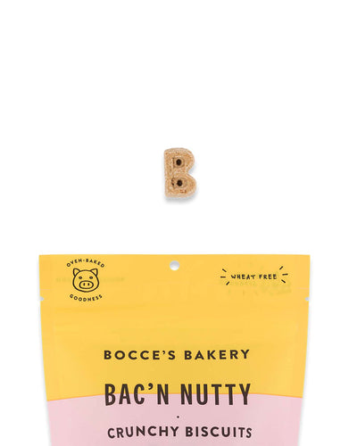 Bocce's Bakery Every Day Bac'n Nutty Biscuit Dog Treats (5-oz)
