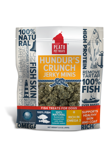 Plato Hundur’s Crunch Jerky Minis Fish Dog Treats