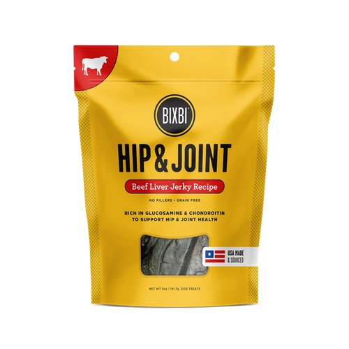 BIXBI Hip & Joint Beef Liver Jerky Treats (5 oz)