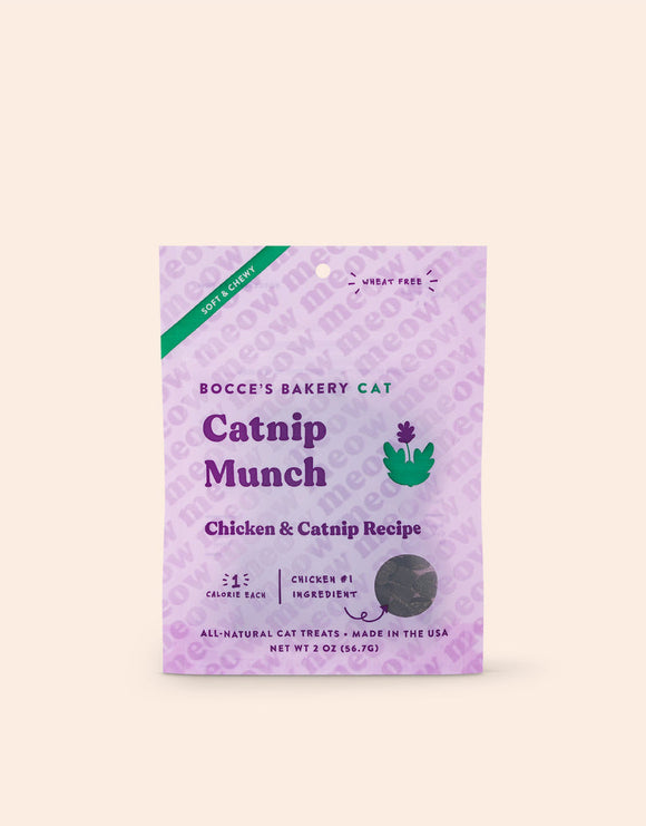 Bocce's Bakery Catnip Munch Soft & Chewy Treats (2 Oz.)