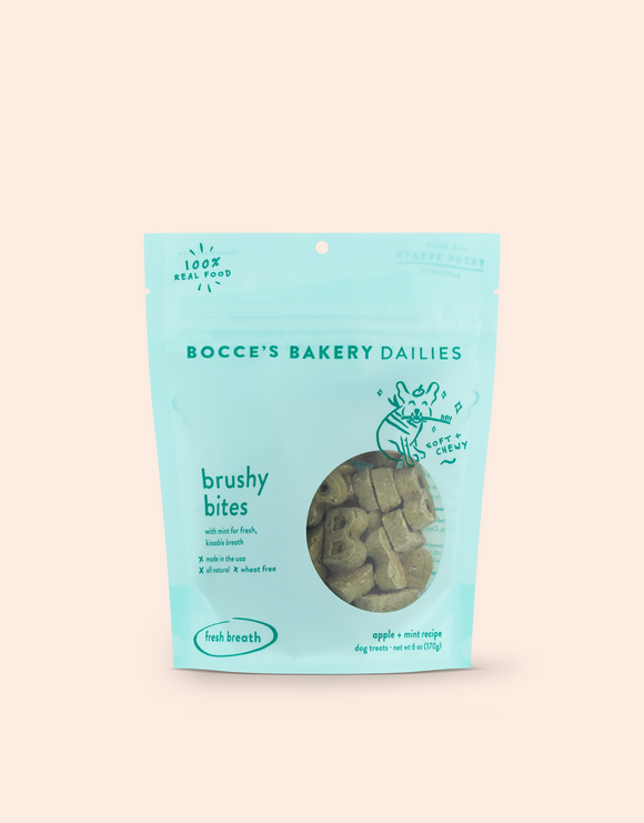 Bocce's Bakery Brushy Bites Soft & Chewy Treats (6 Oz.)