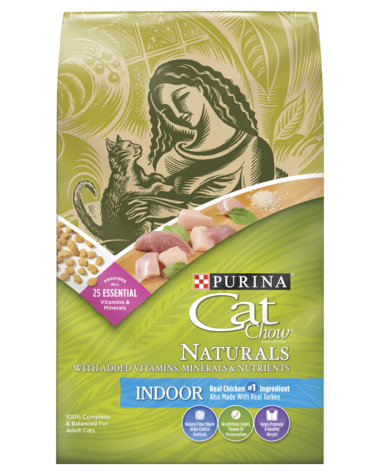 Purina Cat Chow Naturals Indoor Plus Vitamins & Minerals Dry Cat Food (18 lbs)