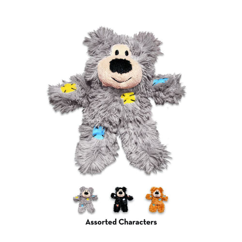 Kong Softies Patchwork Bear (One size, Assorted)