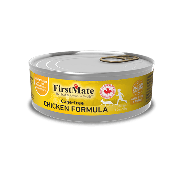 FirstMate Pet Foods Limited Ingredient Free Run Chicken Formula for Cats (3.2-oz)