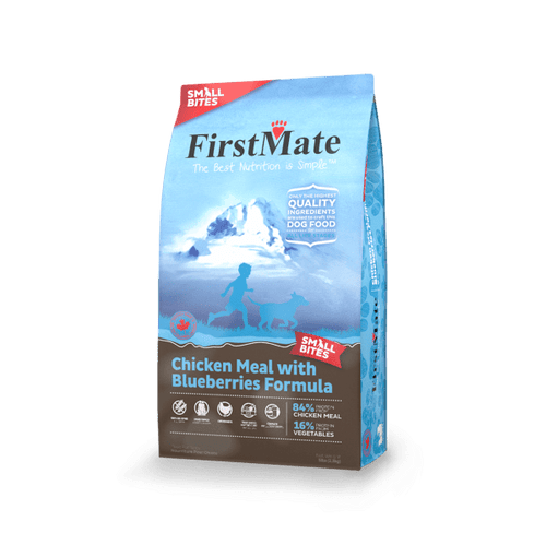 FirstMate Pet Foods Chicken With Blueberries Dog Food Small Bites