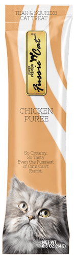 Fussie Cat Chicken Purée (.5 Oz, 4 Pack)