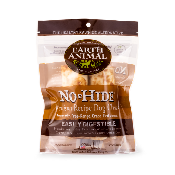 Earth Animal Venison No-Hide® Wholesome Chews (2 Pack Small Chews)