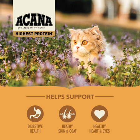 ACANA Highest Protein Meadowlands Recipe Dry Cat Food (4-lb)